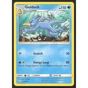 Golduck 41/236  Cosmic Eclipse Regular Uncommon Pokemon MP